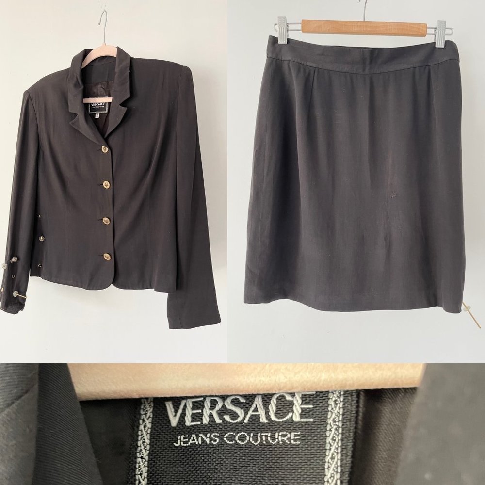 Vintage Gianni Versace skirt and jacket